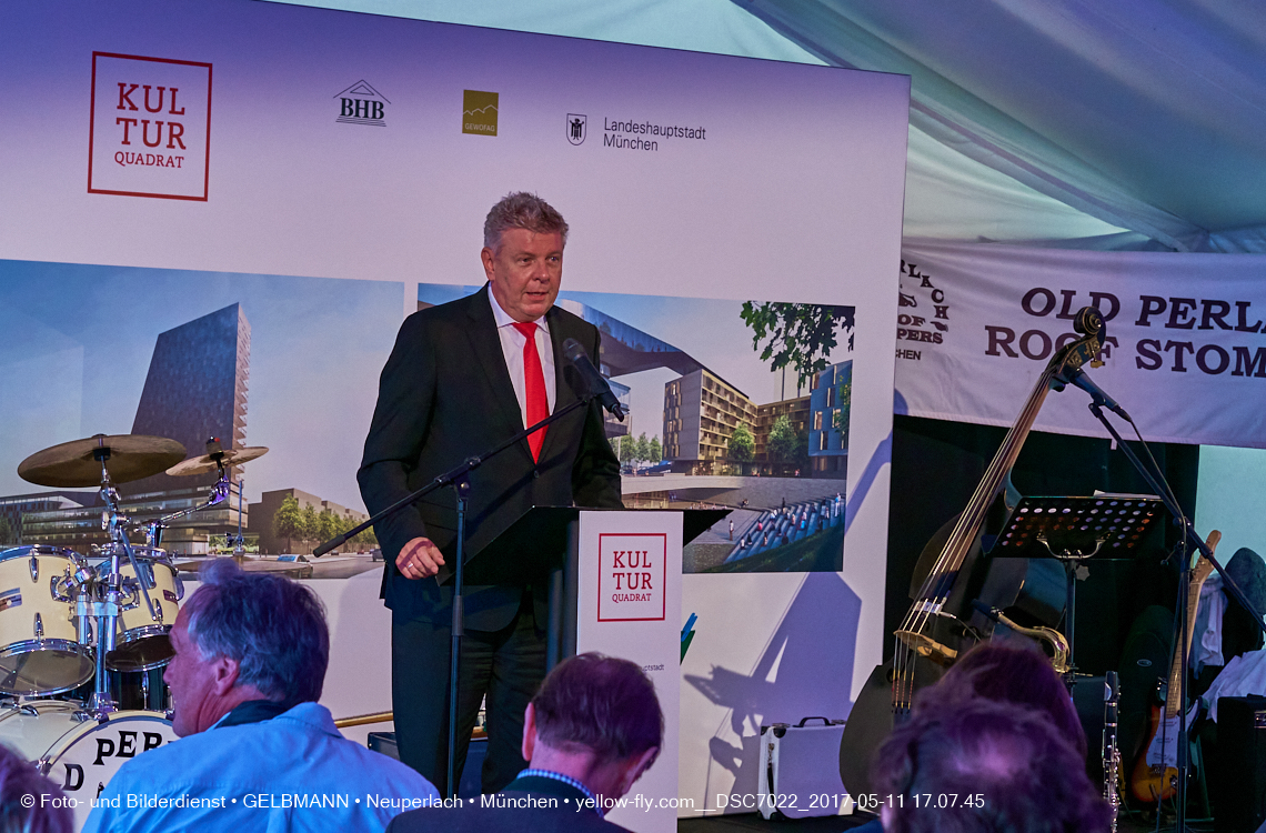 11. Mai 2017 - Grundsteinlegung für die LOGE und dem Kulturquadrat in Neuperlach